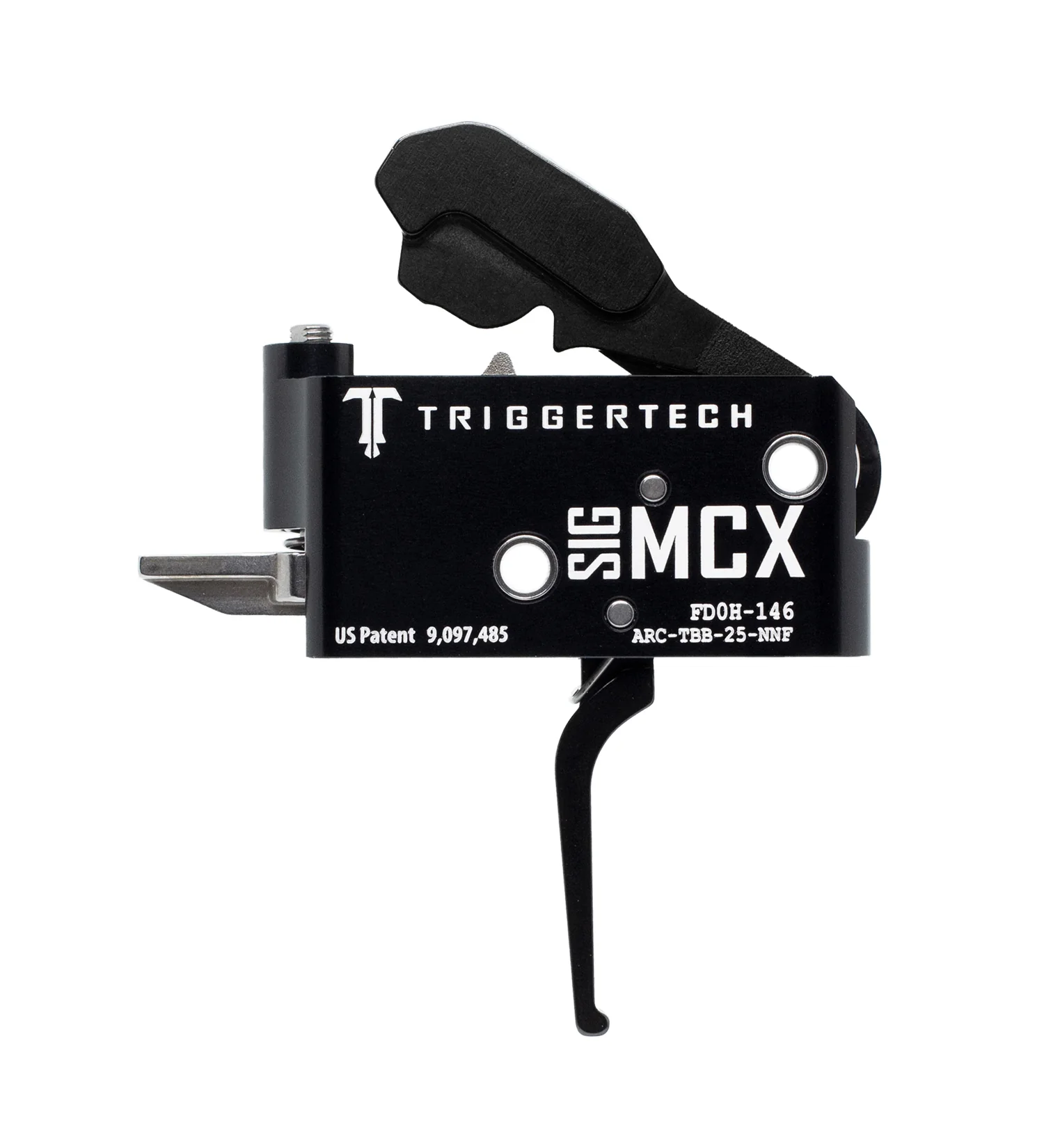 TriggerTech SIG MCX Two Stage Black Adaptable Flat ARC-TBB-25-NNF