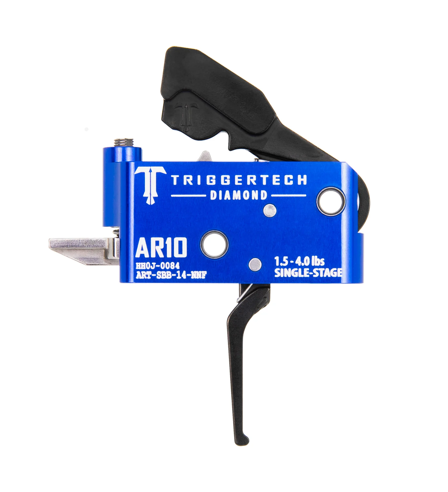 TriggerTech AR10 Single Stage Black Diamond Flat ART-SAB-14-NNF