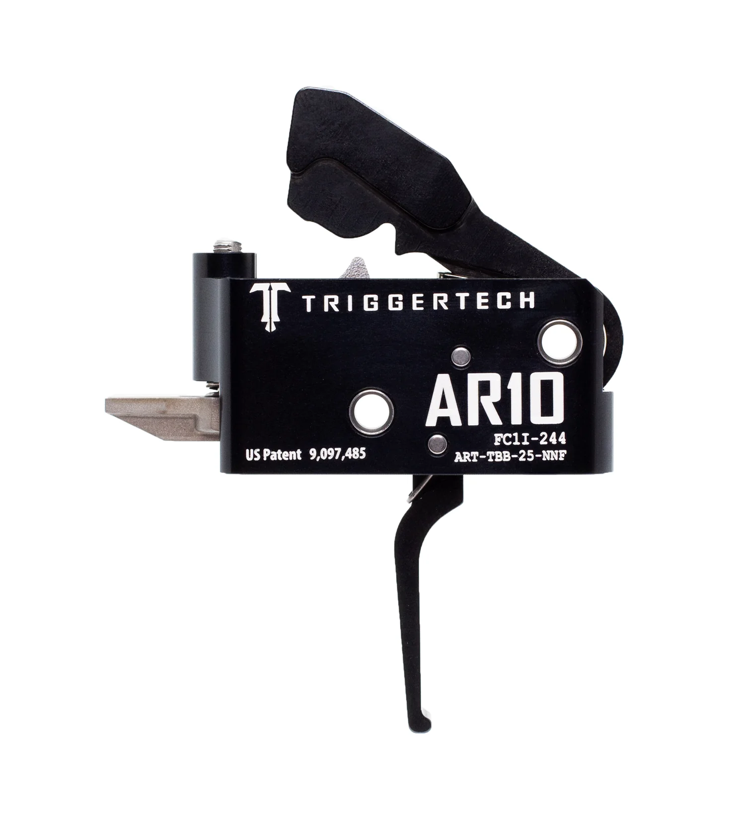 TriggerTech AR10 Two Stage Black Adaptable Flat ART-TBB-25-NNF TriggerTech AR10 Two Stage Black Adaptable Flat ART-TBB-25-NNF