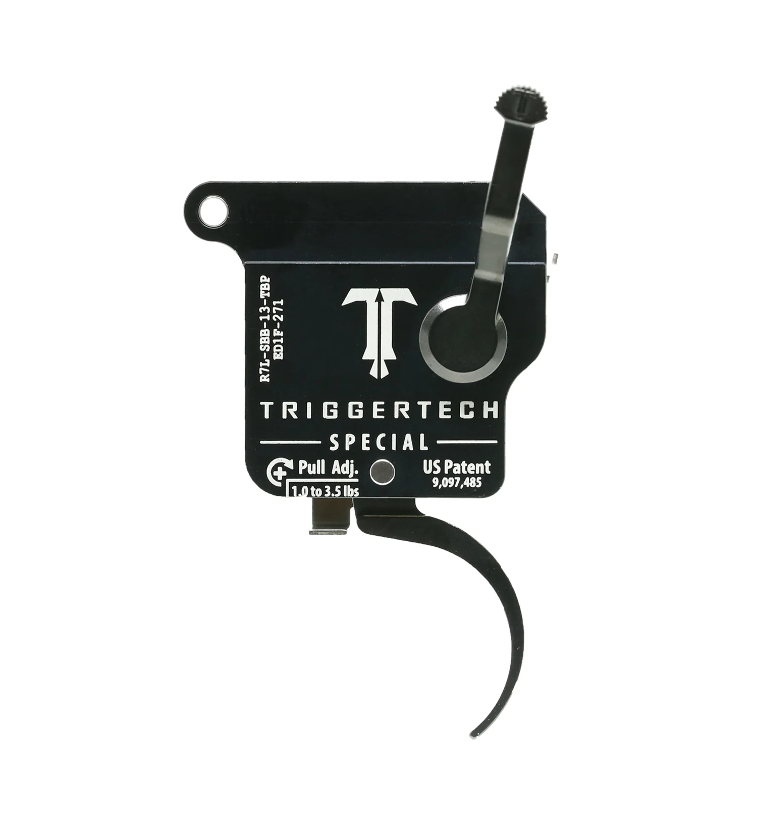 TriggerTech Rem 700 Left Hand Single Stage Black Special Pro R7L-SBB-13-TBP Bolt Release