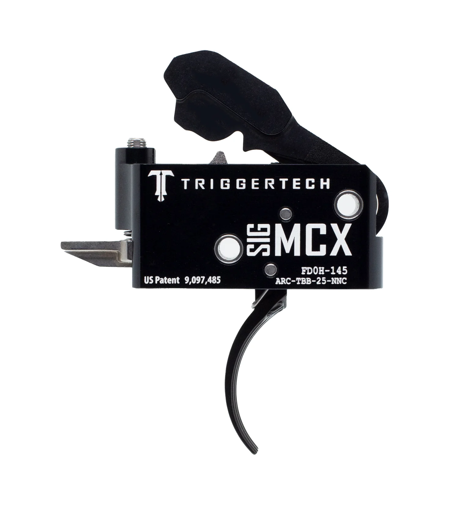 TriggerTech SIG MCX Two Stage Black Adaptable Curved ARC-TBB-25-NNC