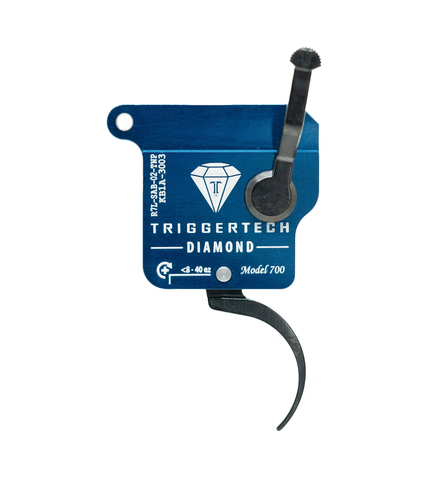 TriggerTech Rem 700 Left Hand Single Stage Black Rough Diamond Pro Clean R7L-SAB-02-TNP TriggerTech Rem 700 Left Hand Single Stage Black Rough Diamond Pro Clean R7L-SAB-02-TNP