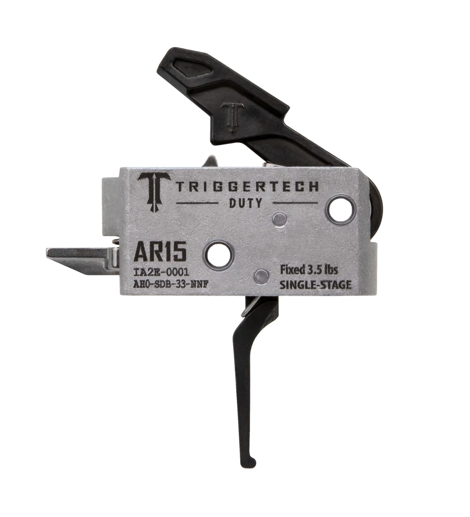 TriggerTech AR15 Single Stage Black Duty Flat AH0-SDB-33-NNF