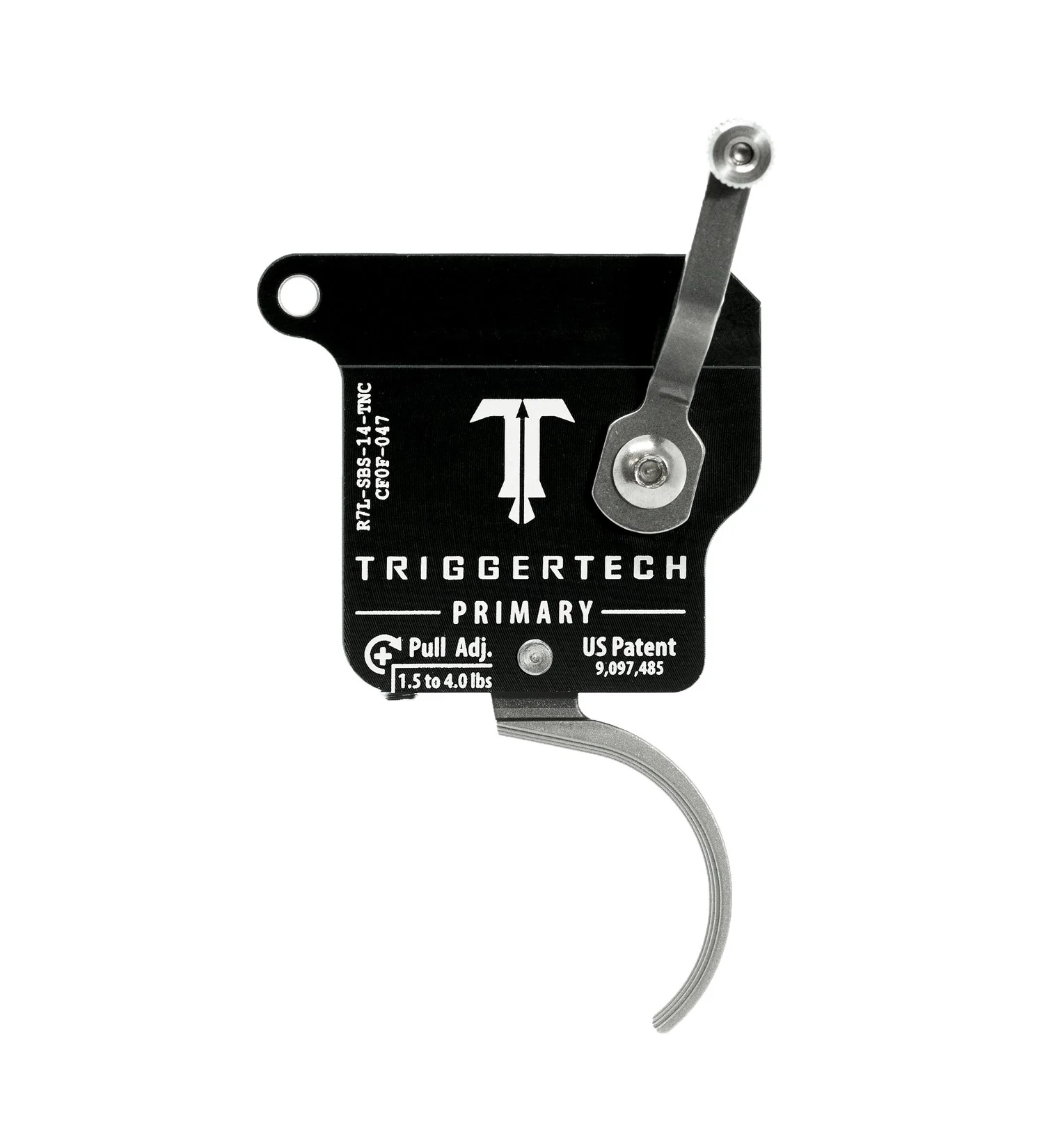 TriggerTech Rem 700 Left Hand Single Stage Primary Curved Clean R7L-SBS-14-TNC