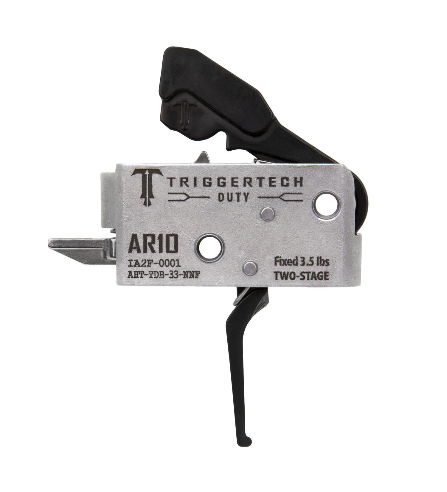 TriggerTech AR10 Two Stage Black Duty Flat AHT-TDB-33-NNF TriggerTech AR10 Two Stage Black Duty Flat AHT-TDB-33-NNF