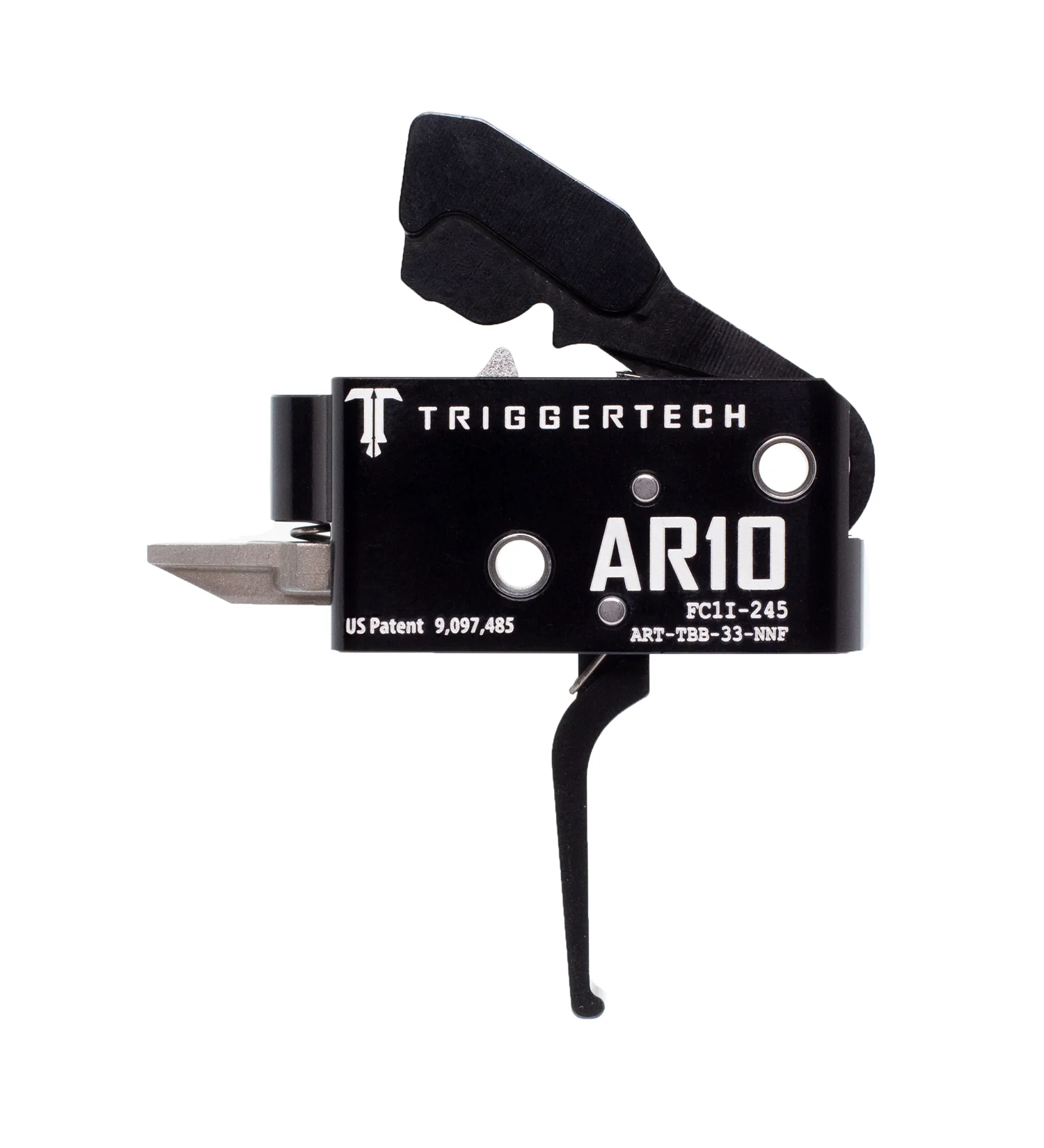 TriggerTech AR10 Two Stage Black Competitive Flat ART-TBB-33-NNF