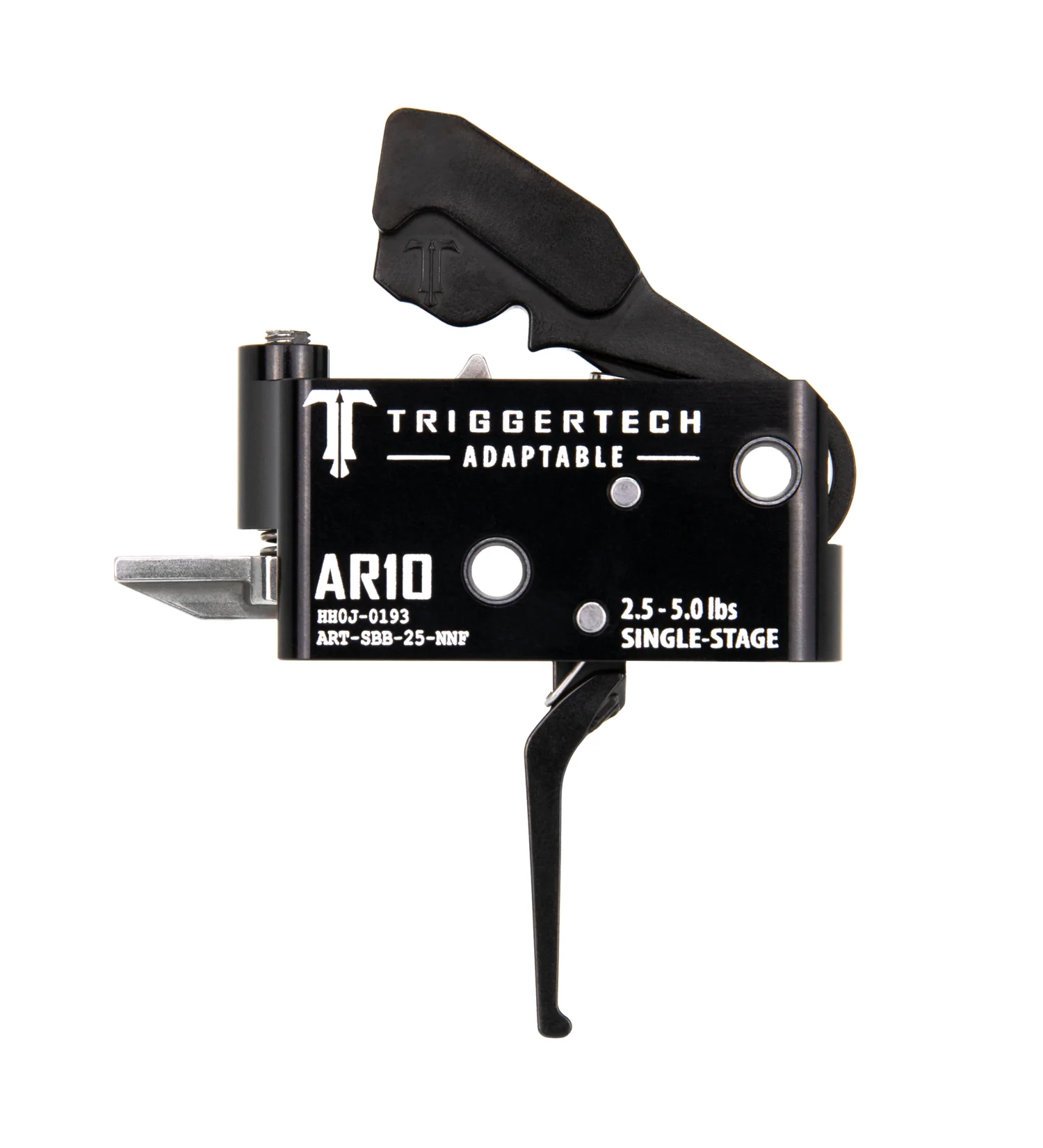 TriggerTech AR10 Single Stage Black Adaptable Flat ART-SBB-25-NNF