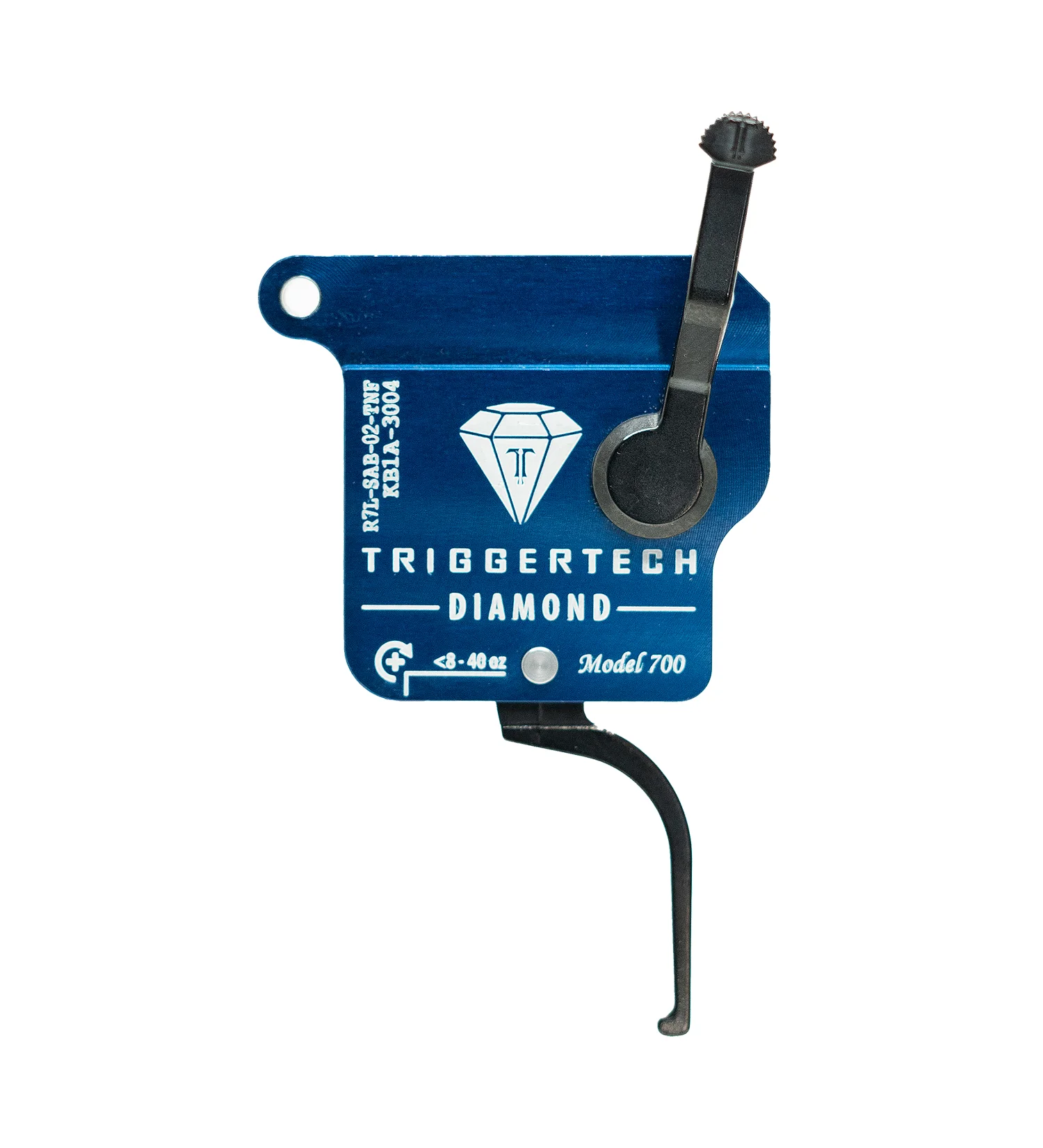 TriggerTech Rem 700 Left Hand Single Stage Black Rough Diamond Flat Clean R7L-SAB-02-TNF TriggerTech Rem 700 Left Hand Single Stage Black Rough Diamond Flat Clean R7L-SAB-02-TNF