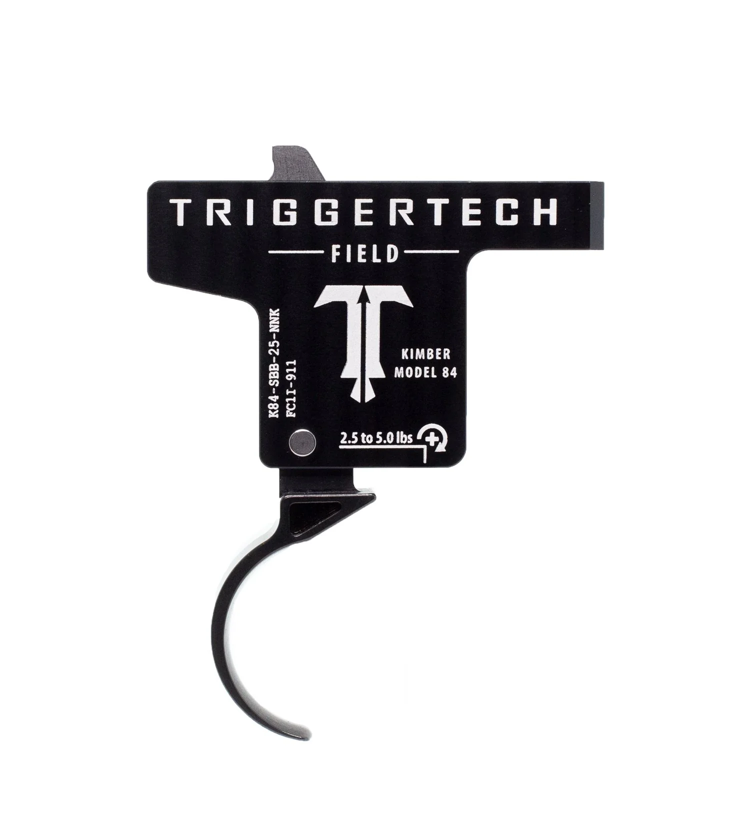 TriggerTech Kimber Model 84 Single Stage Black Field Curved K84-SBB-25-NNK