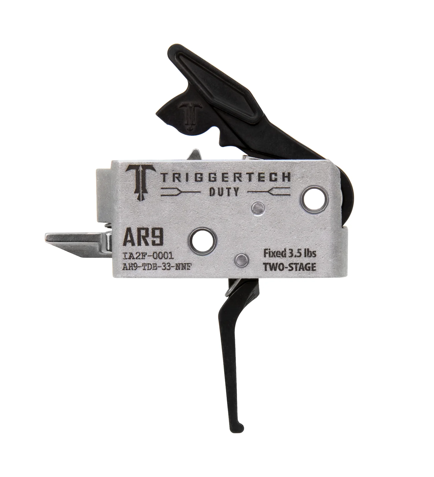 TriggerTech AR9 Two Stage Black Duty Flat AH9-TDB-33-NNF TriggerTech AR9 Two Stage Black Duty Flat AH9-TDB-33-NNF