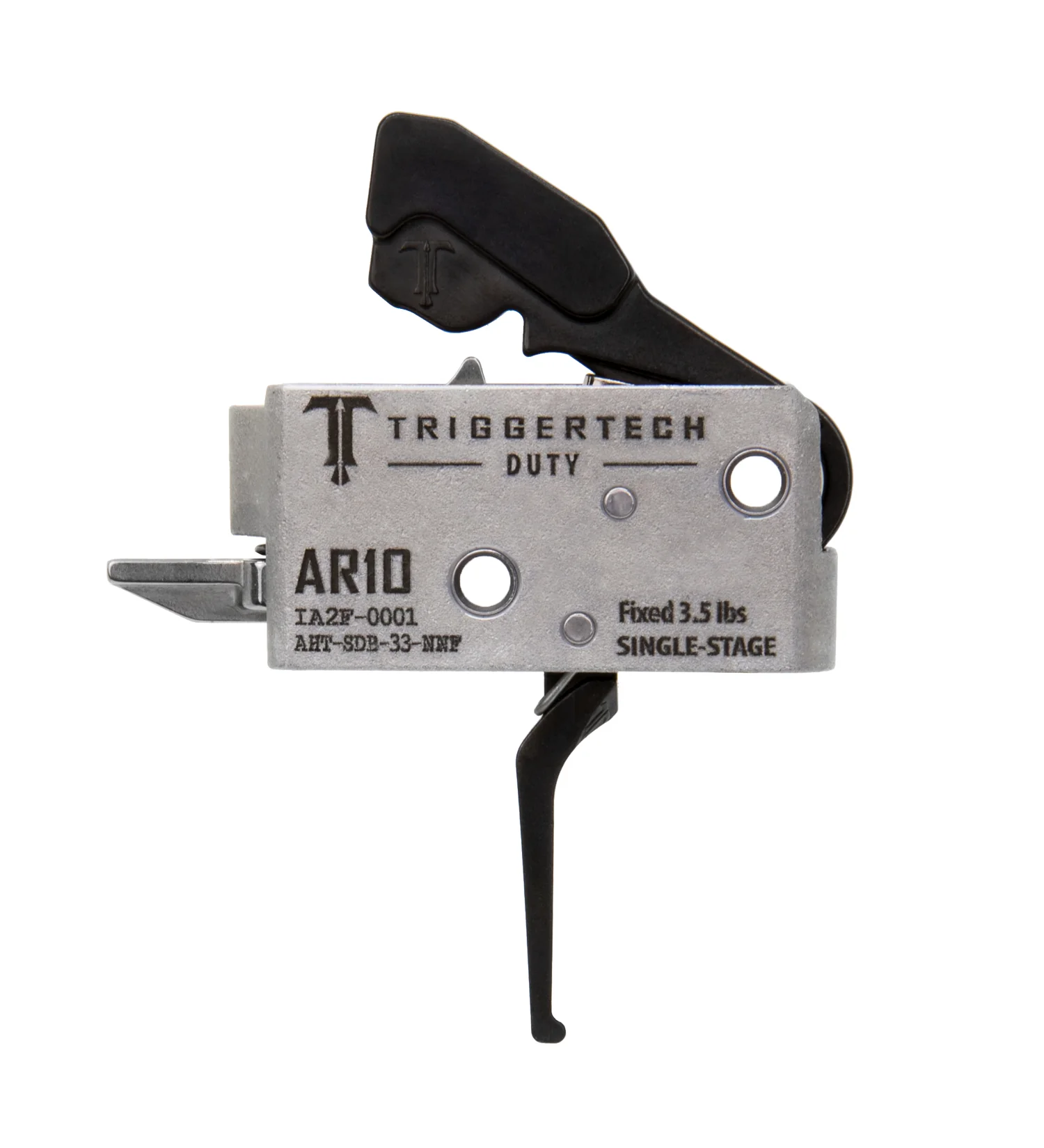 TriggerTech AR10 Single Stage Black Duty Flat AHT-SDB-33-NNF