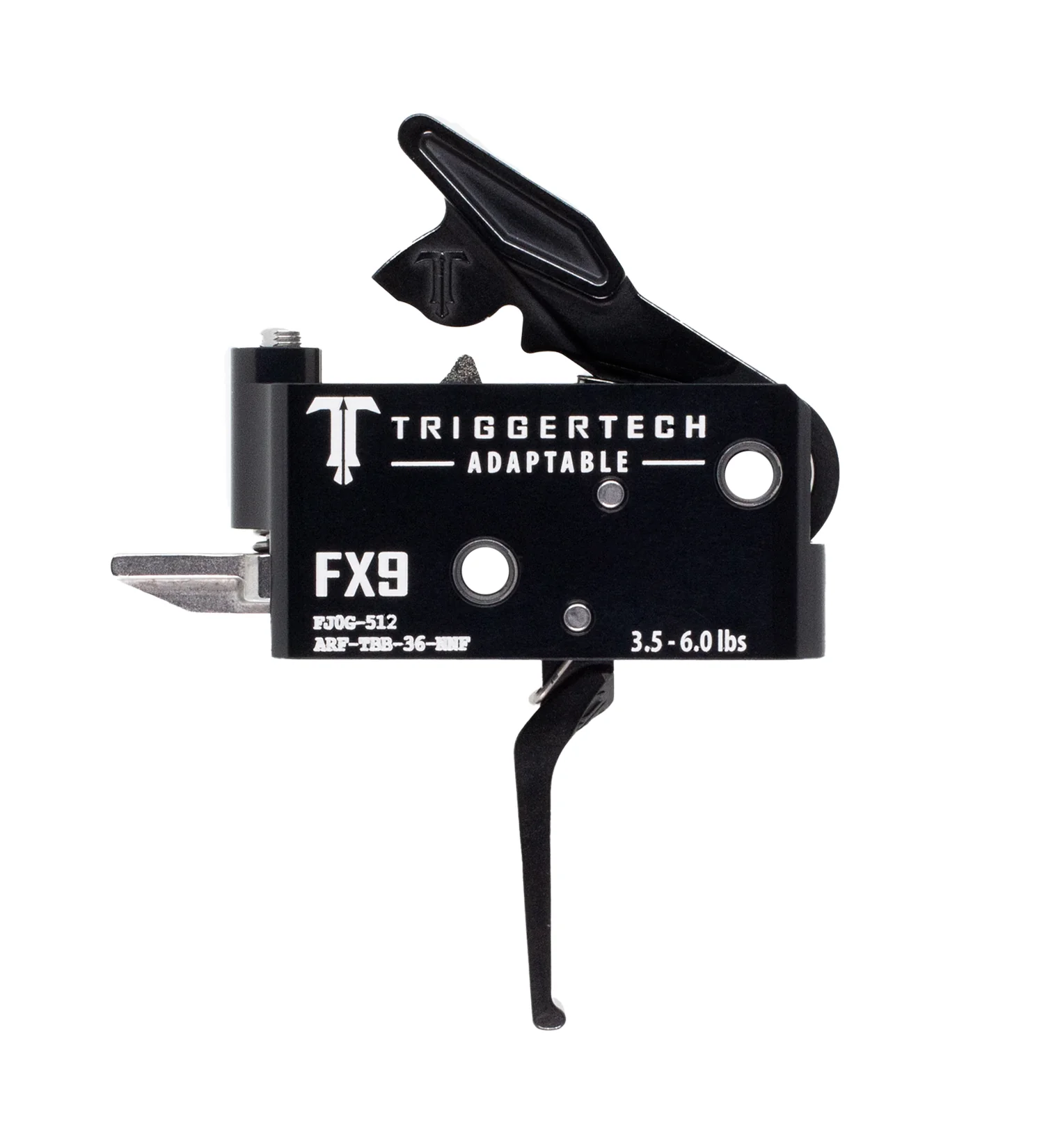 TriggerTech FX9 Two Stage Black Adaptable Flat ARF-TBB-36-NNF