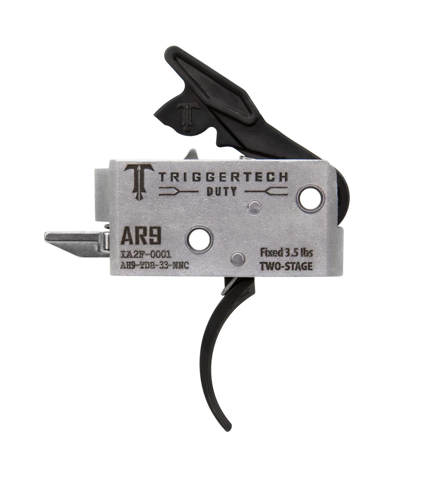TriggerTech AR9 Two Stage Black Duty Curved AH9-TDB-33-NNC TriggerTech AR9 Two Stage Black Duty Curved AH9-TDB-33-NNC