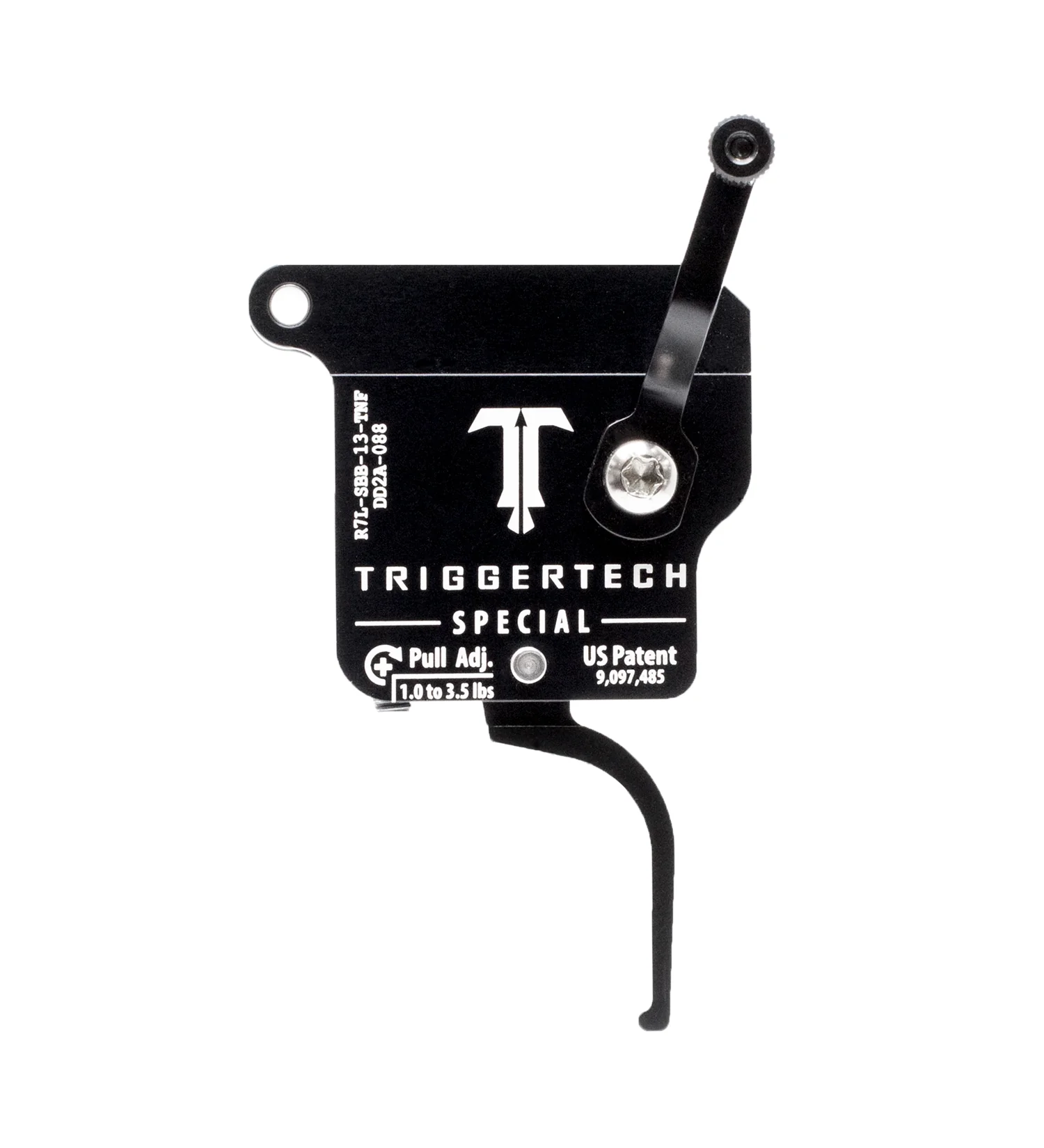 TriggerTech Rem 700 Left Hand Single Stage Black Special Flat Clean R7L-SBB-13-TNF