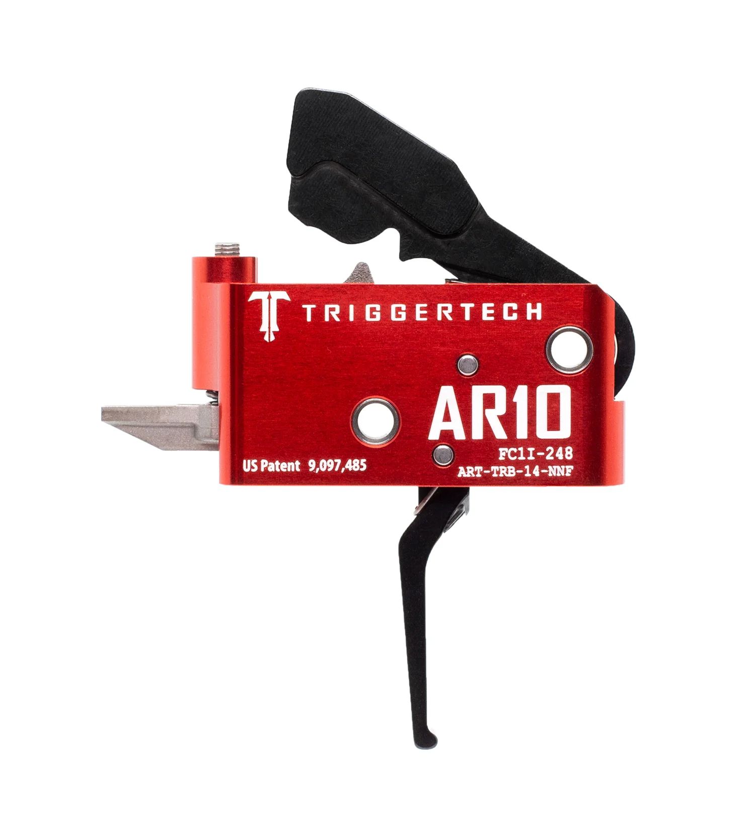 TriggerTech AR10 Two Stage Black Diamond Flat ART-TRB-14-NNF