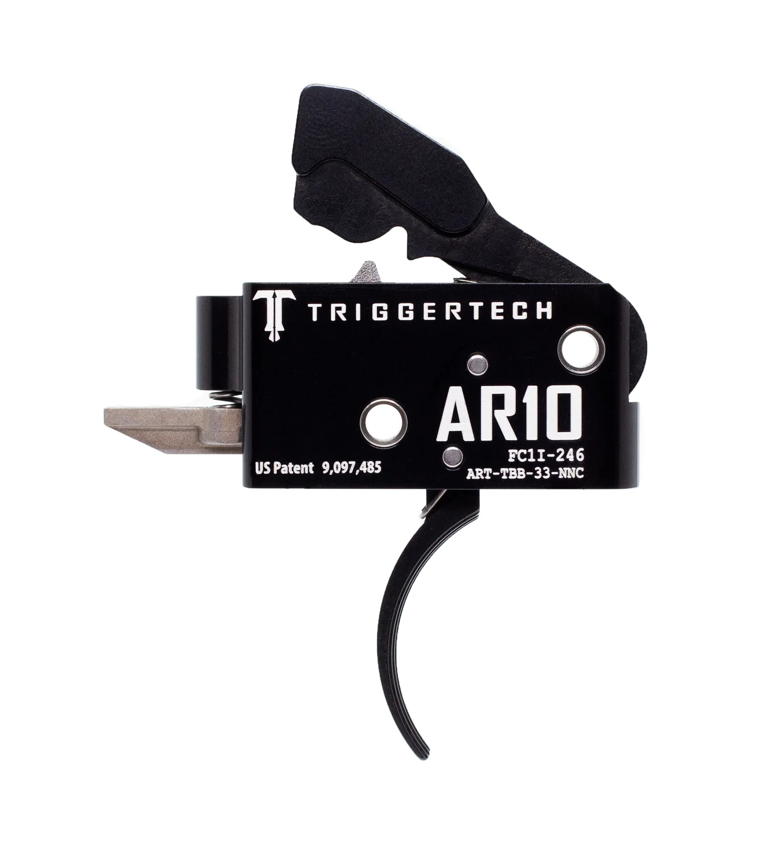 TriggerTech AR10 Two Stage Black Competitive Curved ART-TBB-33-NNC