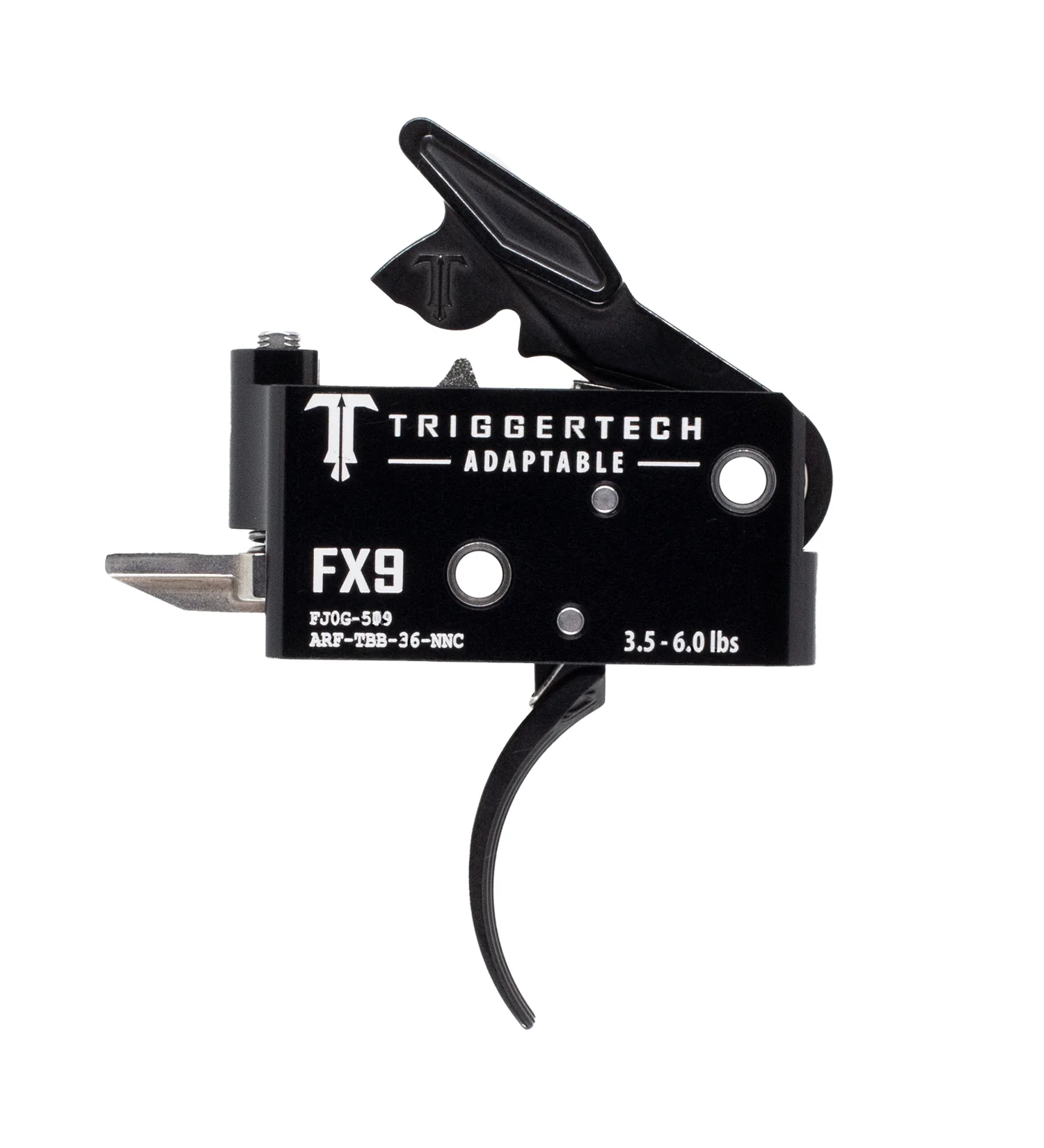 TriggerTech FX9 Two Stage Black Adaptable Curved ARF-TBB-36-NNC